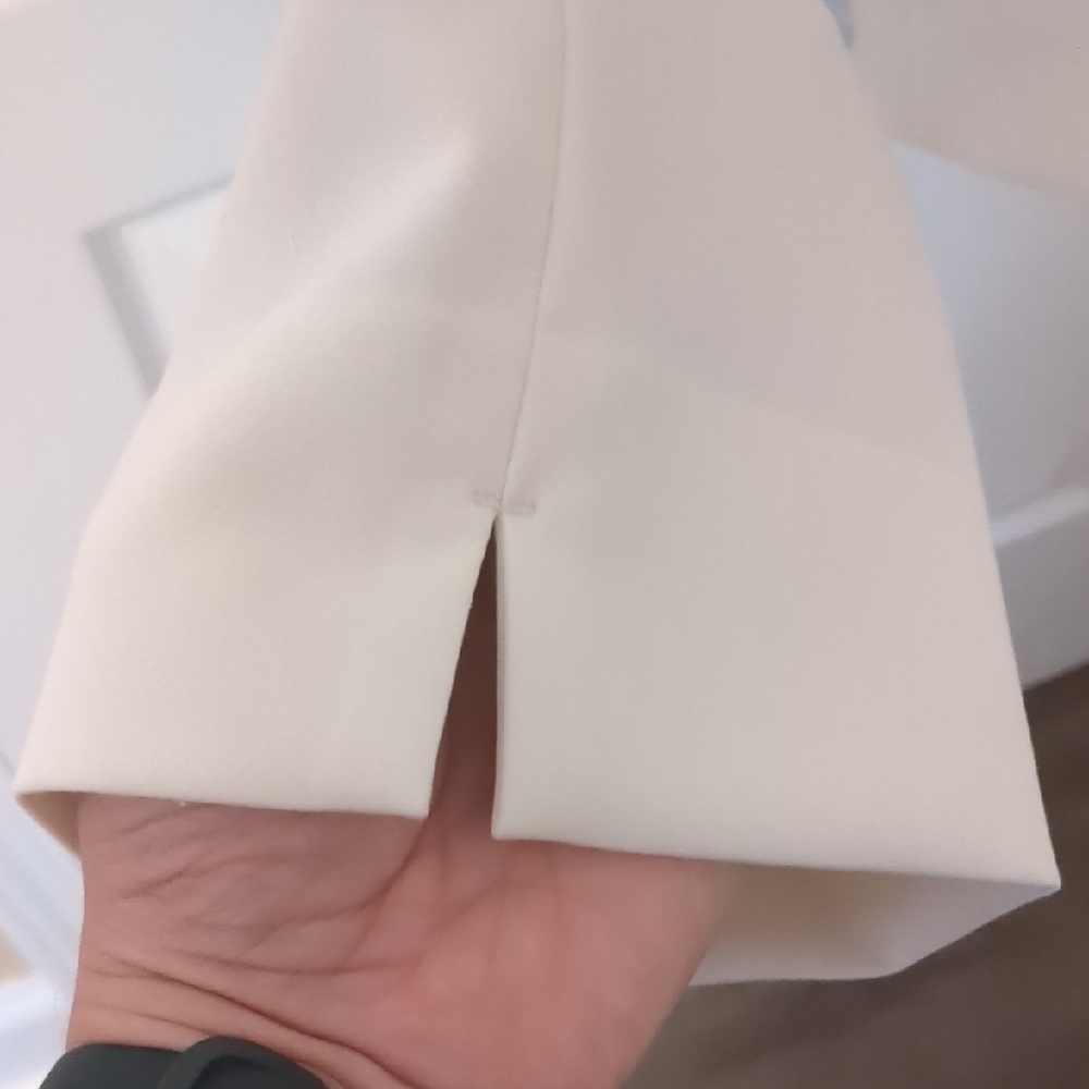 2 Pairs (1 Blk & 1 Cream) Talbot's Ankle Pants - Picture 2 of 7